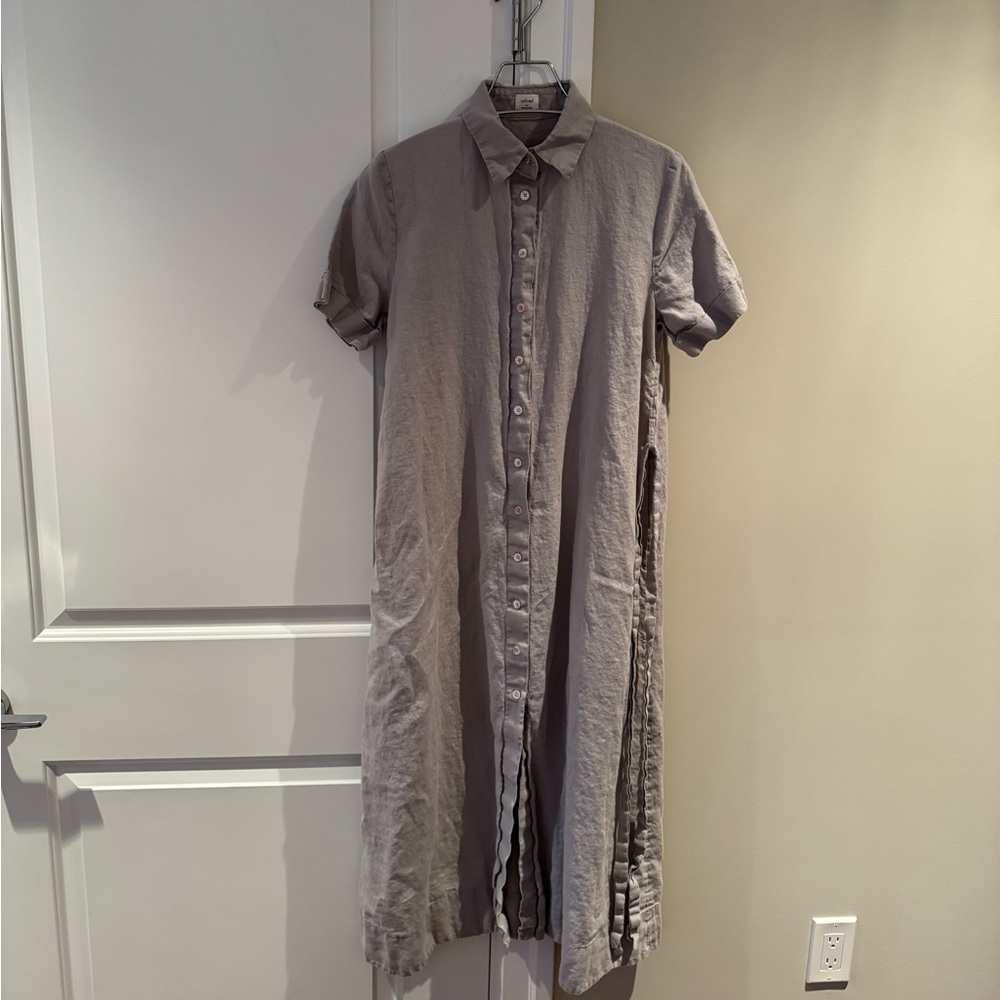Aritzia Wilfred Eleta Linen Maxi Dress